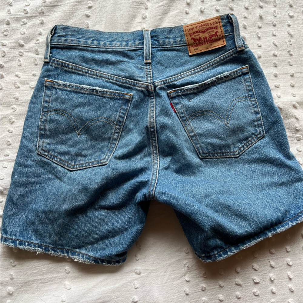 Levi’s 501 Light Wash Dad Shorts